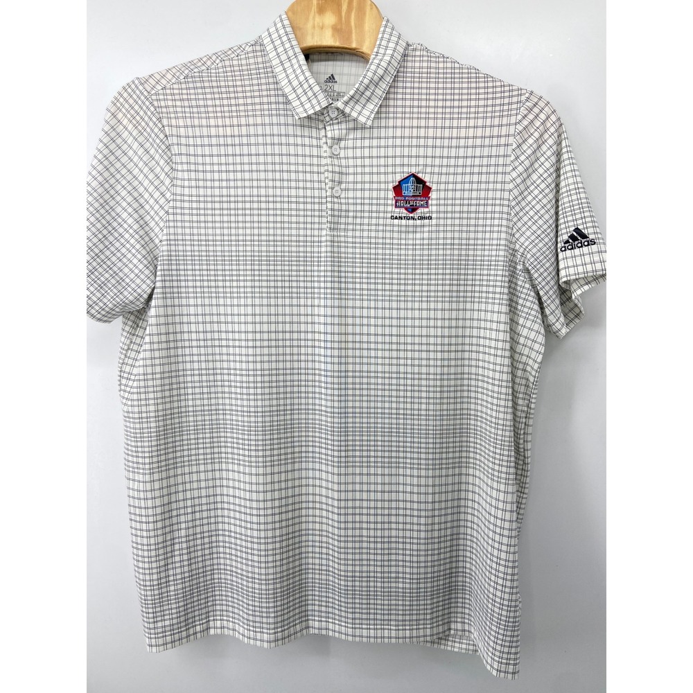 Adidas Polo Mens 2XL White Football Pro Hall of Fame Ultimate 365 Golf Shirt New